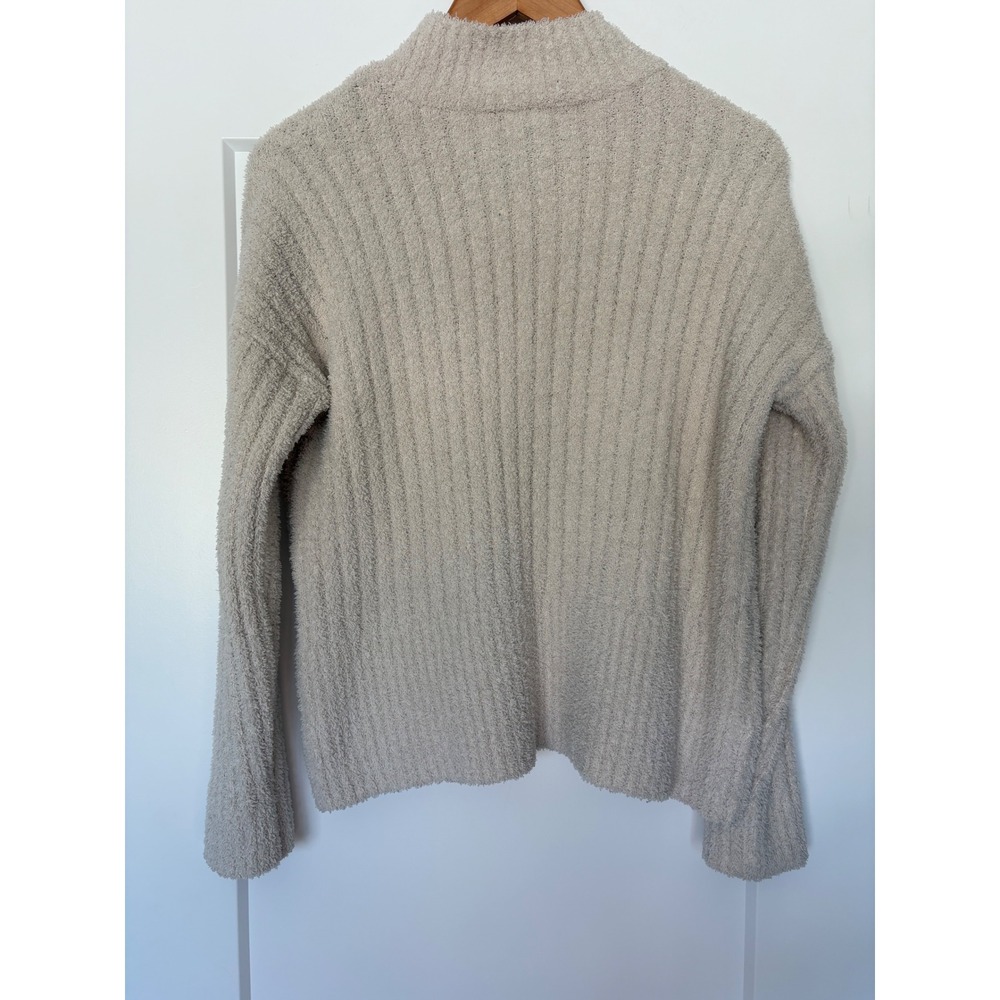 Sincerely Jules Apres Ski Oatmeal Cozy Chenille Mock Neck Sweater Plush Knit - Picture 2 of 6